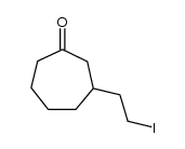 3-(2-Iodoethyl)cycloheptan-1-one Structure