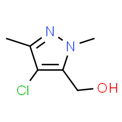 (4-chloro-1,3-diMethyl-1H-pyrazol-5-yl)Methanol结构式