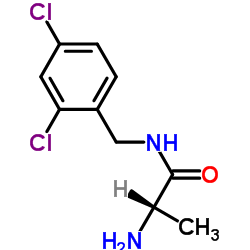 N-(2,4-Dichlorobenzyl)alaninamide Structure