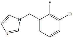 1-[(3-chloro-2-fluorophenyl)methyl]imidazole Structure