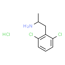 1-(2,6-二氯苯基)丙基-2-胺盐酸盐结构式