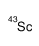 scandium-43 Structure