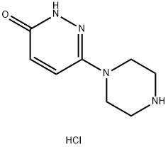 6-(piperazin-1-yl)-2,3-dihydropyridazin-3-one dihydrochloride Structure