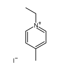 1-ethyl-4-methyl pyridinium iodide结构式