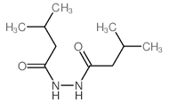 Butanoic acid,3-methyl-, 2-(3-methyl-1-oxobutyl)hydrazide结构式