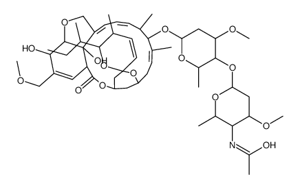 (4''R)-4''-(Acetylamino)-5-O-demethyl-4''-deoxy-26-methoxyavermectin A1a结构式