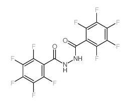 Benzoic acid,2,3,4,5,6-pentafluoro-, 2-(2,3,4,5,6-pentafluorobenzoyl)hydrazide结构式