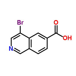 4-bromoisoquinoline-6-carboxylic acid Structure