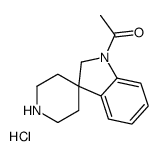 1-乙酰基-1,2-二氢-1H-螺-[吲哚-3,4-哌啶]结构式