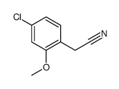 4-Chloro-2-Methoxybenzyl cyanide Structure