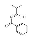 N-(2-methylpropanoyl)benzamide结构式