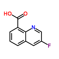 3-氟喹啉-8-羧酸结构式