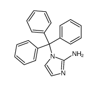 2-AMINO-1-TRITYL-IMIDAZOLE structure