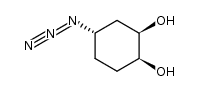 (1S,3R,4S)-1-azido-3,4-dihydroxy-cyclohexane结构式