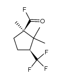 (1R,3S)-(+)-3-(Trifluoromethyl)camphonanoyl fluoride结构式