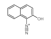 2-hydroxynaphthalene-1-diazonium structure