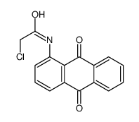 2-Chloro-N-(9,10-dioxo-9,10-dihydro-anthracen-1-yl)-acetamide结构式