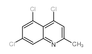 2-甲基-4,5,7-三氯喹啉结构式