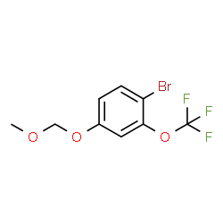 1-Bromo-4-(methoxymethoxy)-2-(trifluoromethoxy)benzene structure