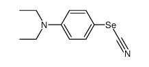 Selenocyanic acid p-(diethylamino)phenyl ester structure