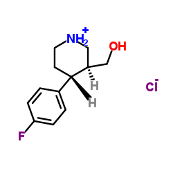 (3S,4R)-4-(4-Fluorophenyl)piperidine-3-Methanol Hydrochloride structure