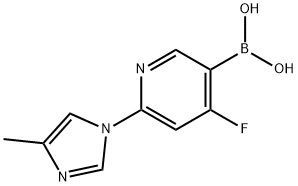 4-Fluoro-2-(4-methylimidazol-1-yl)pyridine-5-boronic acid picture