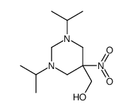 [5-nitro-1,3-di(propan-2-yl)-1,3-diazinan-5-yl]methanol Structure