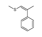 1-methylsulfanylprop-1-en-2-ylbenzene Structure