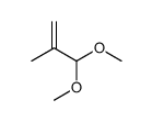 3,3-dimethoxy-2-methylprop-1-ene结构式