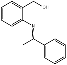 Benzenemethanol, 2-[(1-phenylethylidene)amino]-结构式