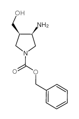 Benzyl cis-3-amino-4-(hydroxymethyl)-1-pyrrolidinecarboxylate picture