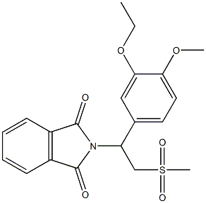 4-氨基-2-[1-(3-乙氧基-4-甲氧基苯基)-2-(甲磺酰基)乙基]-1H-异吲哚-1,3(2H)-二酮图片