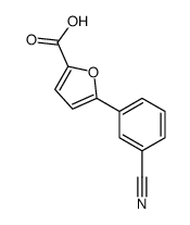 5-(3-Cyanophenyl)-furane-2-carboxylic acid结构式