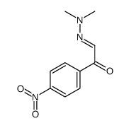 p-Nitro-α-(dimethylhydrazono)acetophenone结构式