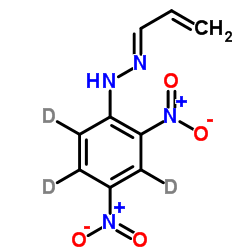 (2E)-1-[2,4-Dinitro(2H3)phenyl]-2-(2-propen-1-ylidene)hydrazine picture