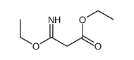 ethyl 3-ethoxy-3-iminopropanoate Structure