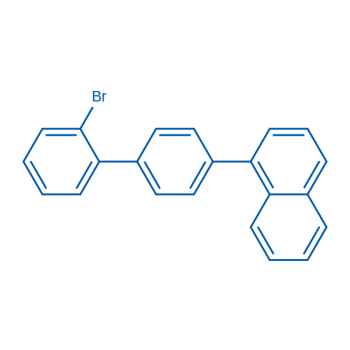 1-(2'-溴-[1,1'-联苯]-4-基)萘结构式