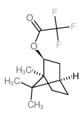 Acetic acid,trifluoro-, 1,7,7-trimethylbicyclo[2.2.1]hept-2-yl ester, exo- (9CI) Structure