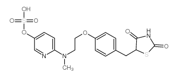 ROSIGLITAZONE-5-SULFOXY Structure