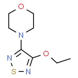 Morpholine, 4-(4-ethoxy-1,2,5-thiadiazol-3-yl)- (9CI) Structure