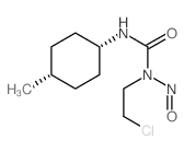 Urea, N- (2-chloroethyl)-N-(4-methylcyclohexyl)-N-nitroso-, cis- structure