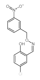 Benzaldehyde,5-chloro-2-hydroxy-, O-[(3-nitrophenyl)methyl]oxime picture