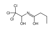 N-(2,2,2-trichloro-1-hydroxyethyl)butanamide Structure