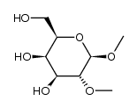 methyl 2-O-methyl-β-D-galactopyranoside结构式