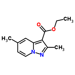 Ethyl 2,5-dimethylpyrazolo[1,5-a]pyridine-3-carboxylate结构式