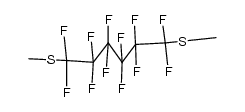 1,6-Bis-methylmercapto-dodecafluor-hexan Structure