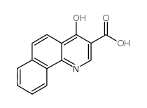 4-hydroxy-benzo[h]quinoline-3-carboxylic acid Structure