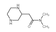 2-Piperazineacetamide,N,N-dimethyl-(9CI) Structure