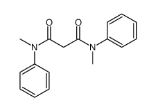 N,N'-dimethyl-N,N'-diphenylpropanediamide Structure