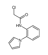 N-(2-chloroacetamidophenyl)pyrrole结构式